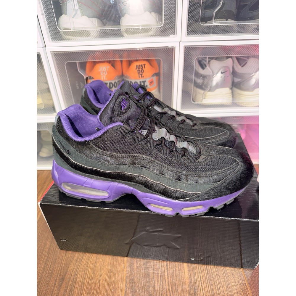 Size 11 - Nike Air Max 95 Attack Pack 609048-025 Black Purple Mens Sneaker
